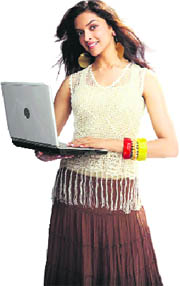 Deepika Padukone is seen in a BSNL commercial