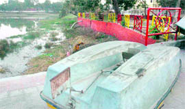 The historic Rajindra Lake in Patiala.