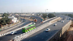 The Delhi-Faridabad elevated highway that was inaugurated 