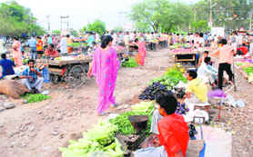File photo of an apni mandi.