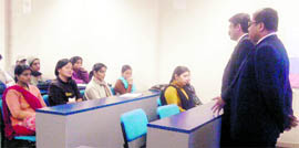 A workshop being held at ICFAI University in Dehradun on Thursday.
