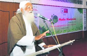 Veteran environmentalist Sunder Lal Bahuguna in Dehradun