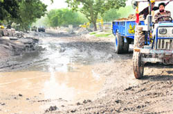 Even after collection of crores of rupees through conversion fee, roads continue to be in a bad shape in Industrial Area, Phase I, Chandigarh