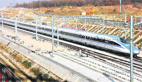 This train travels at 486.1kmph!