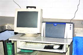 The EEG machine, which is out of order, at the neurosurgery department of the PGIMS, Rohtak