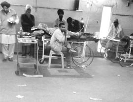 The emergency ward 
