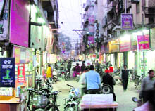 traffic chaos at Kitab Bazar in Ludhiana