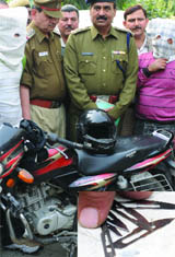 Outer District Delhi police arrested the two accused involved in attacking girls with blade in Mongolpuri area in New Delhi on Monday.