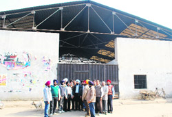 Shopkeepers protest against the proposed night shelter for beggars in Ludhiana.