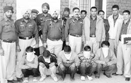 The accused in police custody