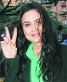 Preity Zinta after a court hearing in Mumbai.