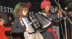 Artistes perform folk numbers from Rajasthan and Haryana in Gurgaon