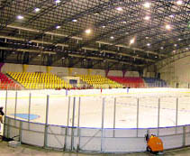 The ice-skating rink for the SAF Winter Games