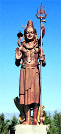 An idol of Lord Shiva near Khajjiar
