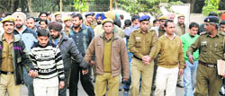 The 24 persons allegedly involved in gambling in police custody in Chandigarh