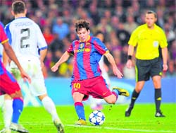 Barcelonas Lionel Messi