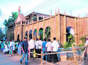 Going to the church to attend the Mass on Christmas is essential for Indian Christians