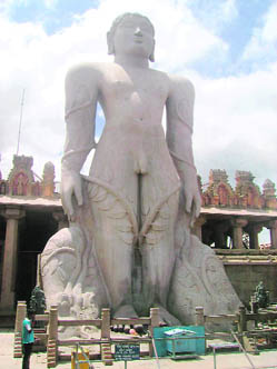 The 57-foot-high statue 