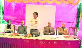 Dr T Ramasami, Secretary, Department of Science and Technology, at the commissioning of a telescope at Devasthal near Nainital on Sunday.