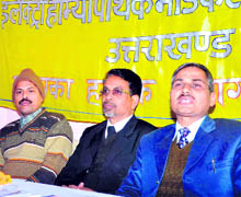 Electro Homoeopathic Medical Association members in Haridwar on Sunday