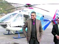 Barin Ghosh, Chief Justice of the Nainital High Court, in Pitthoragarh.