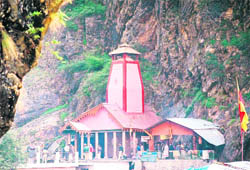 The Yamunotri shrine
