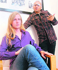 L-R:DJ Steve Duda and DJ Nasha