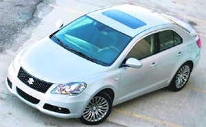 The Kizashi from Maruti, made in Japan, is a luxury sedan