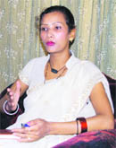 Ranjana Devi, chairperson of the Pithoragarh zila panchayat.