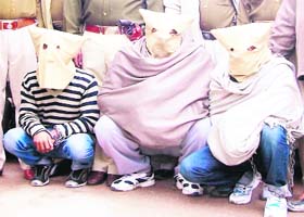 Three members of the gang in police custody in Amritsar