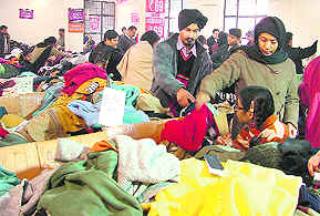 With mercury dipping further, sale of woollens has increased in Ludhiana.