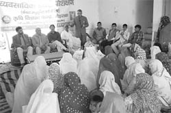 A training programme in progress at Krishi Vigyan Kendra
