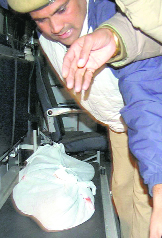 Khushpreets wrapped body.