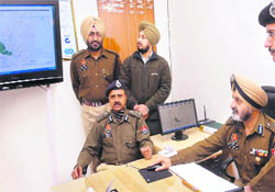 DGP launches the e-beat tracking management system in Jalandhar on Wednesday.