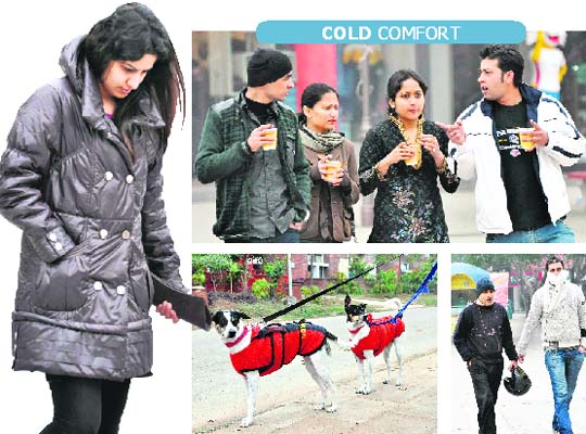 Wondering how to fight the biting cold? Take a cue from these city residents
