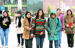 LPU students are all smiles on the first day of the new session