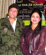 TV actors Shefali Shah and Kiran Karmarkar in Ludhiana to perform in a play, Bas Itna Sa Khwab, to be staged on Saturday.