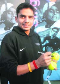 Sanam Singh, tennis player  Photo: Vinay Malik
