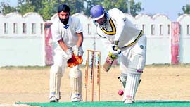 A match in the Uttarakhand Twenty20 League Championship in progress in Dehradun on Saturday.