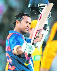 Sachin Tendulkar is set to play in only the second T20 international of his career