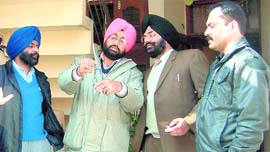 A team of the Geological Survey of India examines a sample of hot water in Amritsar.