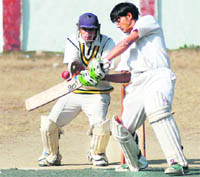A match of the Uttarakhand Twenty20 Cricket League under way in Dehradun on Tuesday