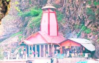 The Yamunotri temple