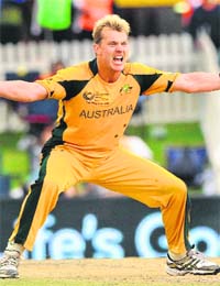 Australias Brett Lee