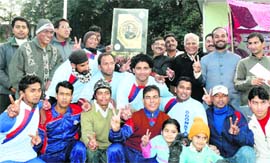The Doon Star football team that won the Great Vivekanand Memorial Football Tournament in Dehradun on Wednesday.