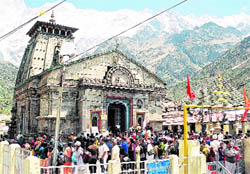 The Kedarnath shrine