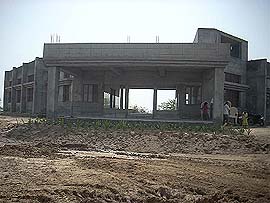 A view of the building of the de-addiction centre in Barnala. A Tribune photograph