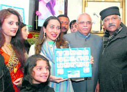 Actor Karisma Kapoor in Dehradun on Saturday