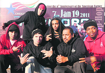 The members of American hip-hop dance group, Havikoro