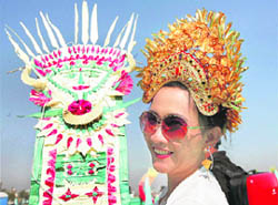 An enthusiast from Indonesia at the festival